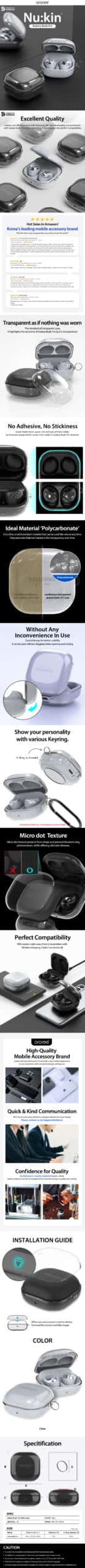 Araree Nukin Series Samsung Galaxy Buds Pro Case Hard Cover Casing