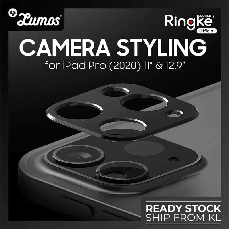 Ringke CAMERA STYLING for Apple iPad Pro 11 inch & 12.9 inch 2020 & 2021 Series Full Coverage Camera Protection