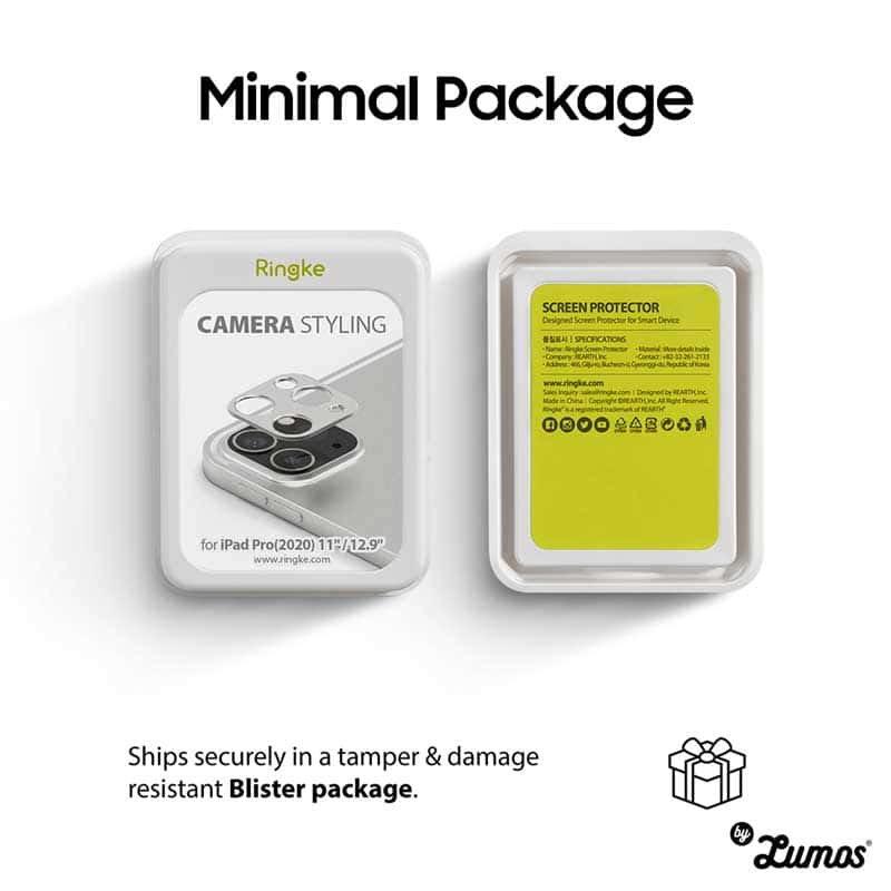 Ringke CAMERA STYLING for Apple iPad Pro 11 inch & 12.9 inch 2020 & 2021 Series Full Coverage Camera Protection