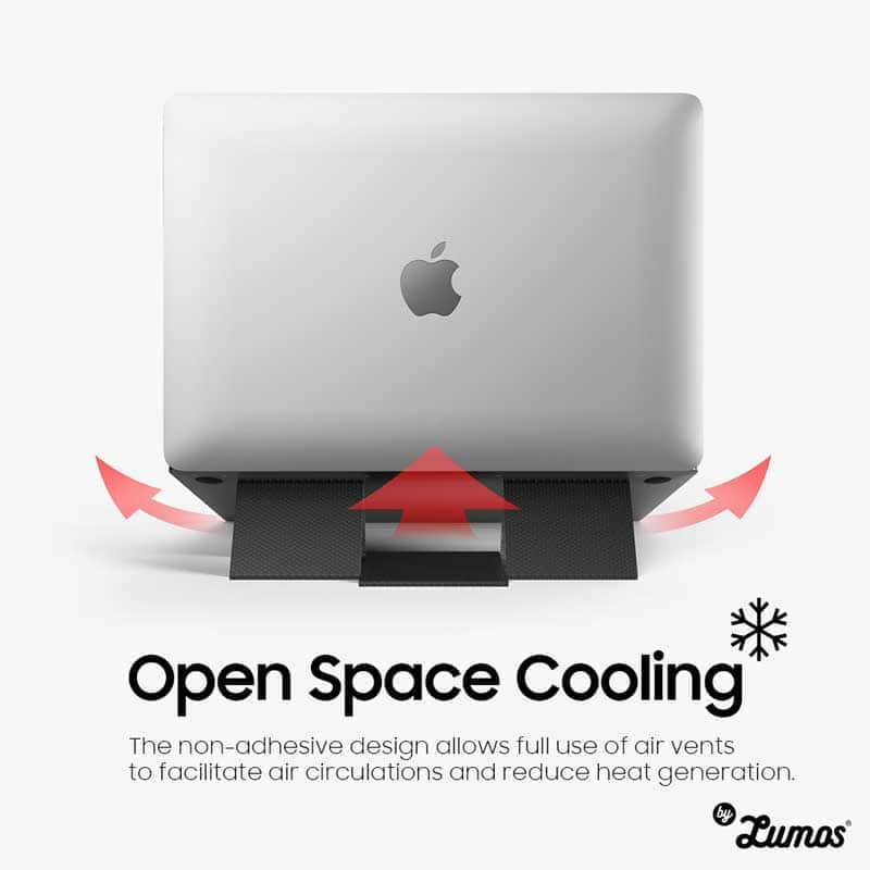 RINGKE INVISIBLE PORTABLE FOLDING STAND 2 for Laptops & Tablet Pcs 2-Stage Fold for Optimal Angle for iPad MacBook etc