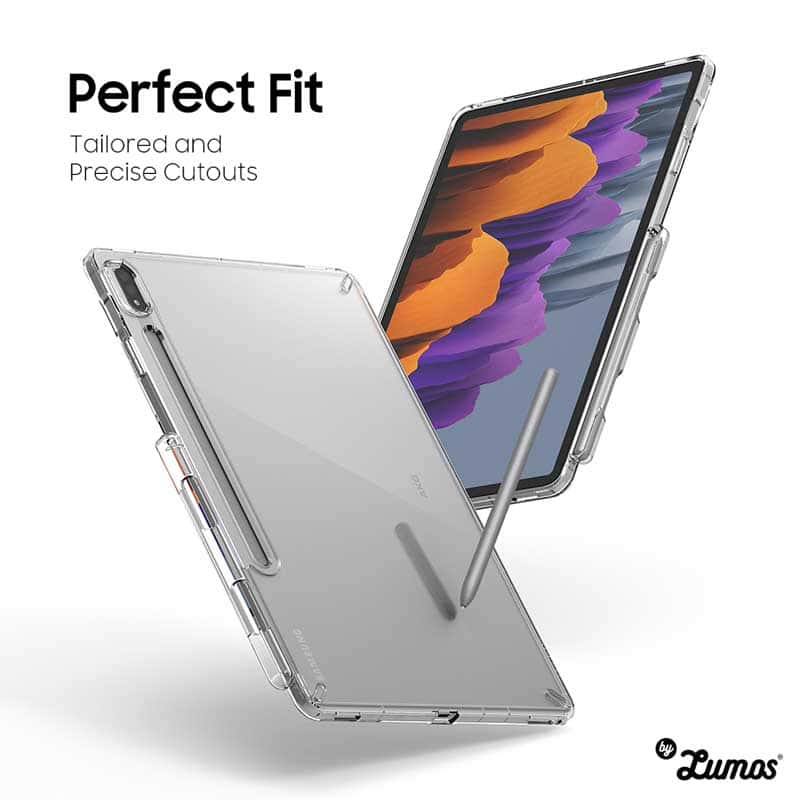 Ringke FUSION Series Case for Samsung Galaxy Tab S7 & Tab S8 Built in Stylus Pen Holder Protective Cover