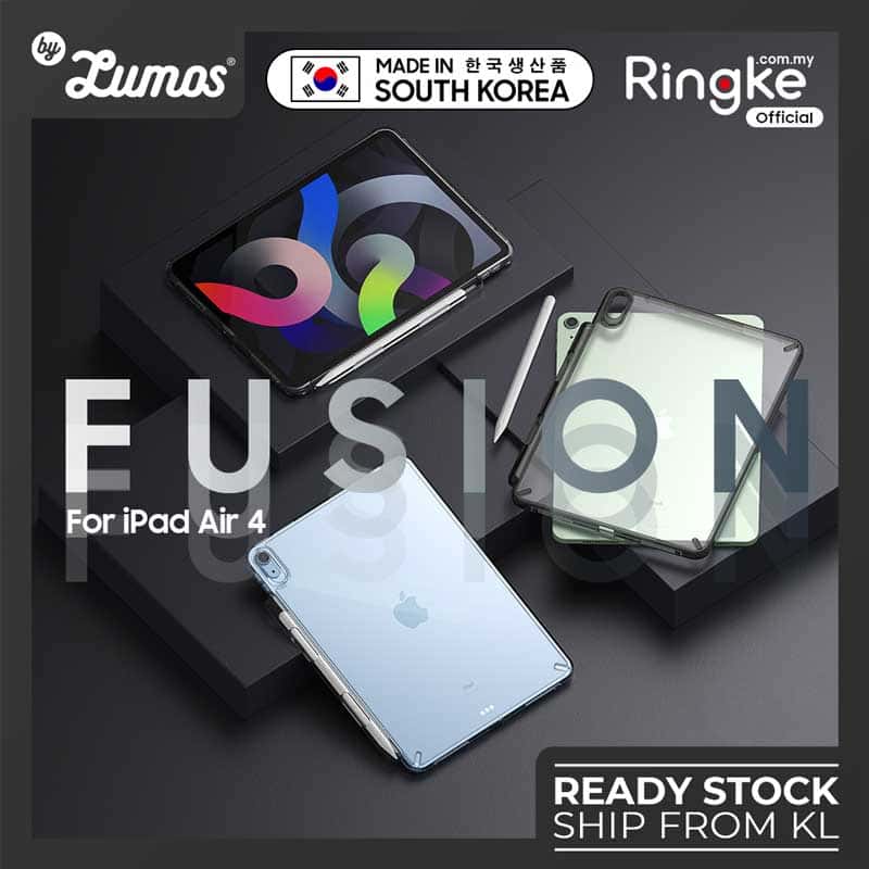 Ringke FUSION Series Case for Apple iPad Air 4 & 5 10.9 inch with Pencil Holder Over Charge Prevention Protective Cover