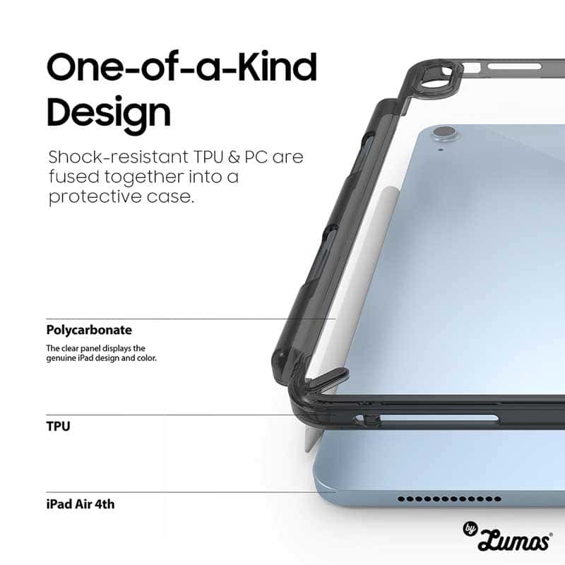 Ringke FUSION Series Case for Apple iPad Air 4 & 5 10.9 inch with Pencil Holder Over Charge Prevention Protective Cover