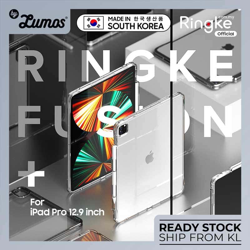 Ringke FUSION PLUS Series Case For Apple iPad Pro 12.9 Inch 2020 2021 Protective Cover Case And Casing