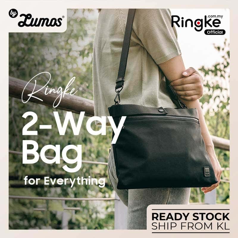 RINGKE 2-WAY BAG-for Everything Styles Crossbody Bag and Fanny Pack