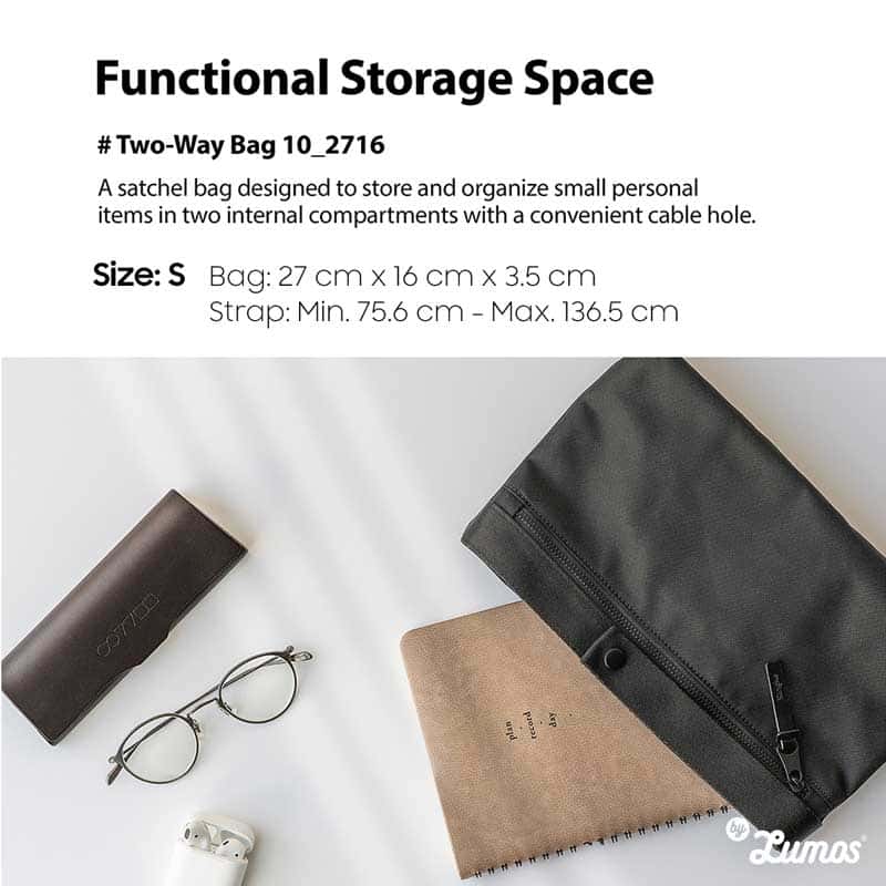 RINGKE 2-WAY BAG-for Everything Styles Crossbody Bag and Fanny Pack
