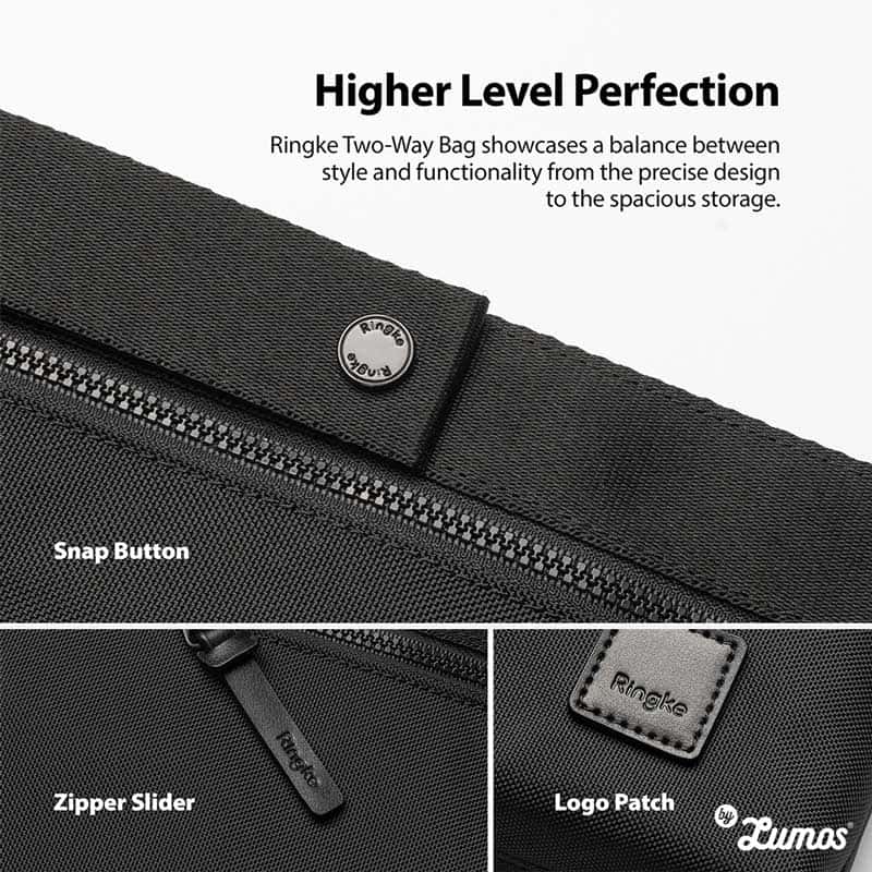 RINGKE 2-WAY BAG-for Everything Styles Crossbody Bag and Fanny Pack