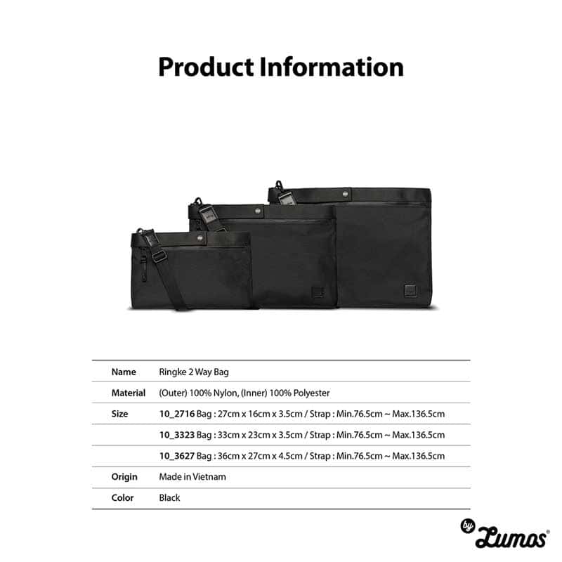 RINGKE 2-WAY BAG-for Everything Styles Crossbody Bag and Fanny Pack