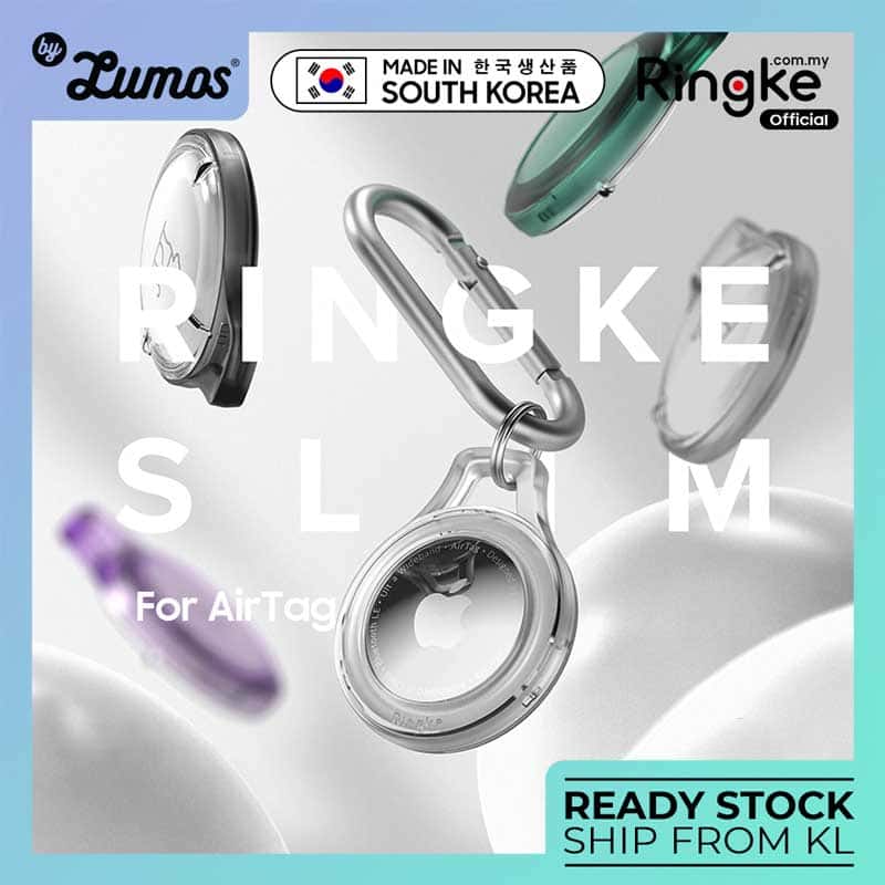 RINGKE SLIM FOR APPLE AIRTAG CASE Compact Slim Full Protection ORIGINAL Casing