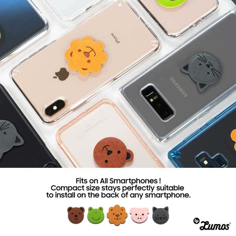 RINGKE CHARACTER METAL PLATE Animal Edition Covered Metal Plate Strong & Secure Hold for Magnetic Car Mount Holder