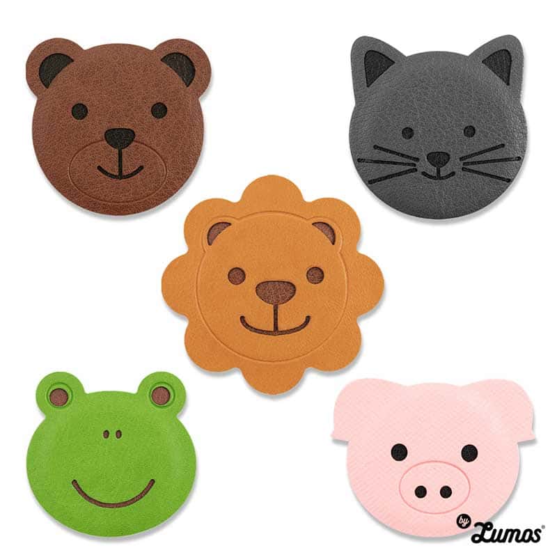 RINGKE CHARACTER METAL PLATE Animal Edition Covered Metal Plate Strong & Secure Hold for Magnetic Car Mount Holder