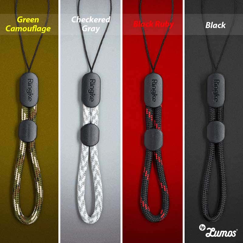 RINGKE PARACORD LANYARD FINGER STRAP for Smartphone Case Cover Camera Pendrive Flash Drive GoPro, Keys, USB