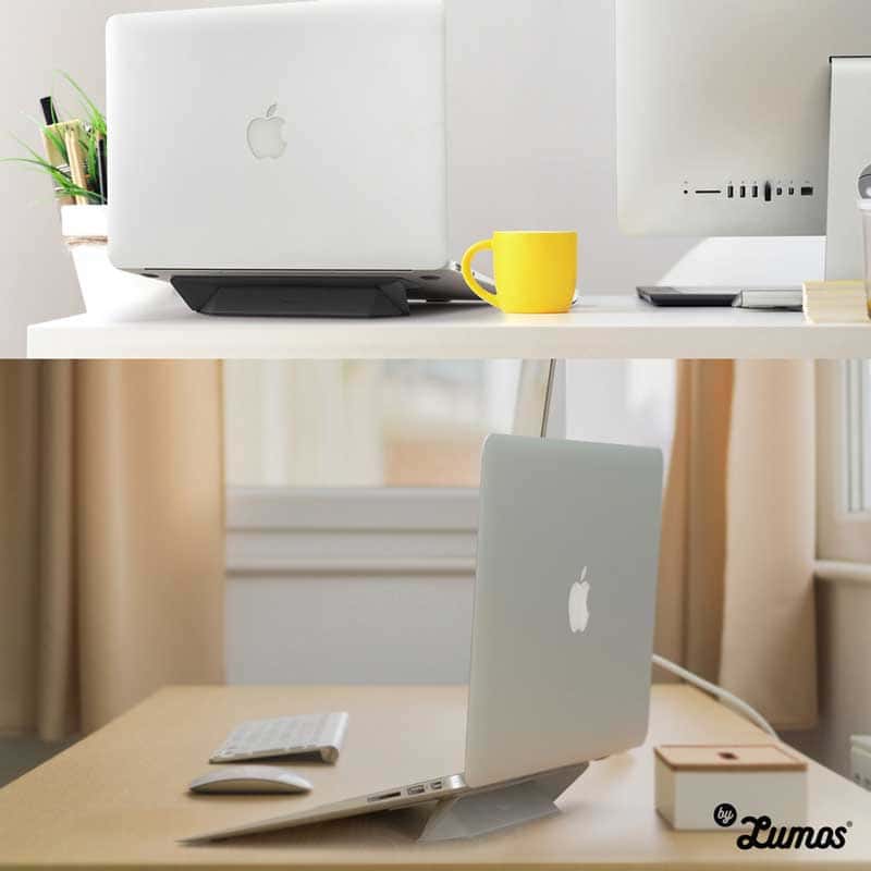 Ringke Portable and Lightweight Laptop Stand for MacBook, Laptops, iPad & Tables Fold for Optimal Angle