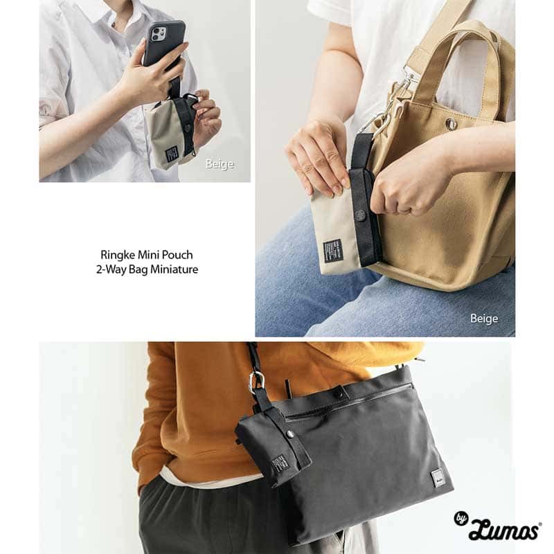 Ringke MINI POUCH 2 Way Bag Miniature Universal Lightweight & Stylishly Padded Pouch
