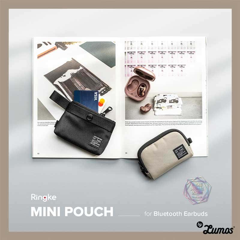 RINGKE HALF POCKET Mini Pouch Universal Lightweight Stylishly Padded Pouch