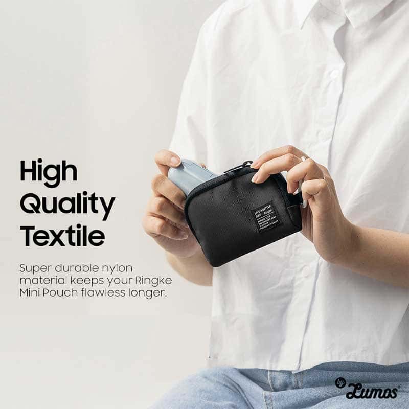 RINGKE HALF POCKET Mini Pouch Universal Lightweight Stylishly Padded Pouch