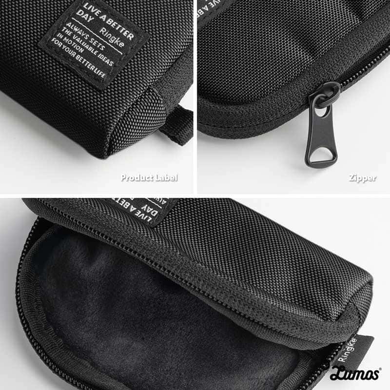 RINGKE HALF POCKET Mini Pouch Universal Lightweight Stylishly Padded Pouch