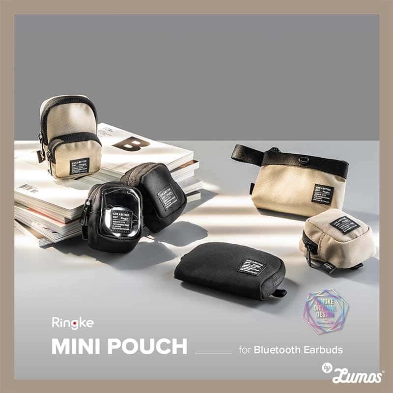 Ringke BLOCK MINI POUCH Universal Lightweight & Stylishly Padded Pouch