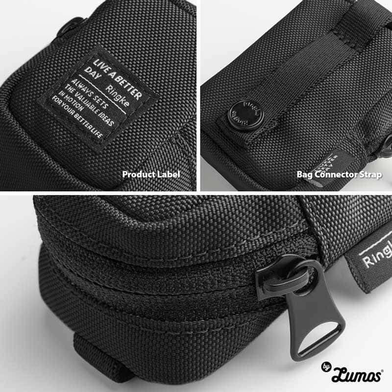 Ringke BLOCK MINI POUCH Universal Lightweight & Stylishly Padded Pouch