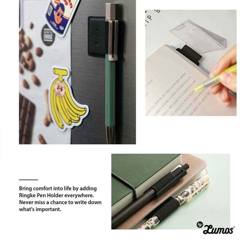 Ringke PEN HOLDER Universal Storage Pen Set For Apple Pencil, Journal, Notebooks, and More