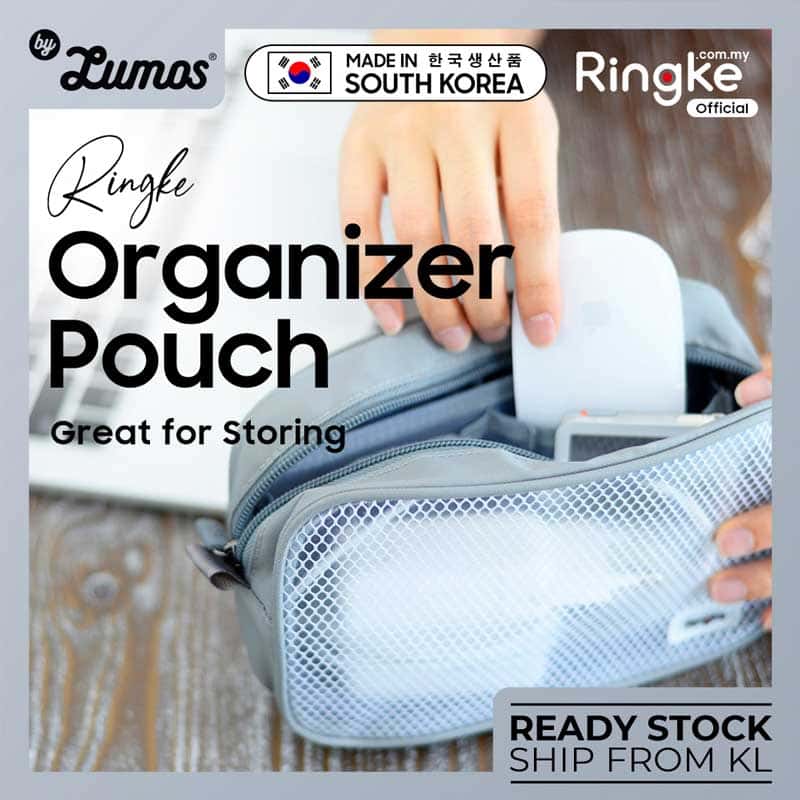 Ringke ORGANIZER POUCH Packing Storage Pouch Zipper Electronics Organizer Travel Digital Storage Bag