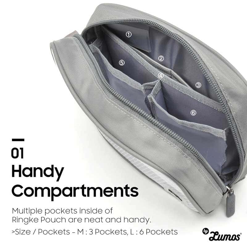 Ringke ORGANIZER POUCH Packing Storage Pouch Zipper Electronics Organizer Travel Digital Storage Bag