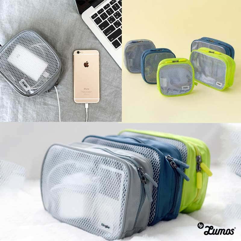 Ringke ORGANIZER POUCH Packing Storage Pouch Zipper Electronics Organizer Travel Digital Storage Bag