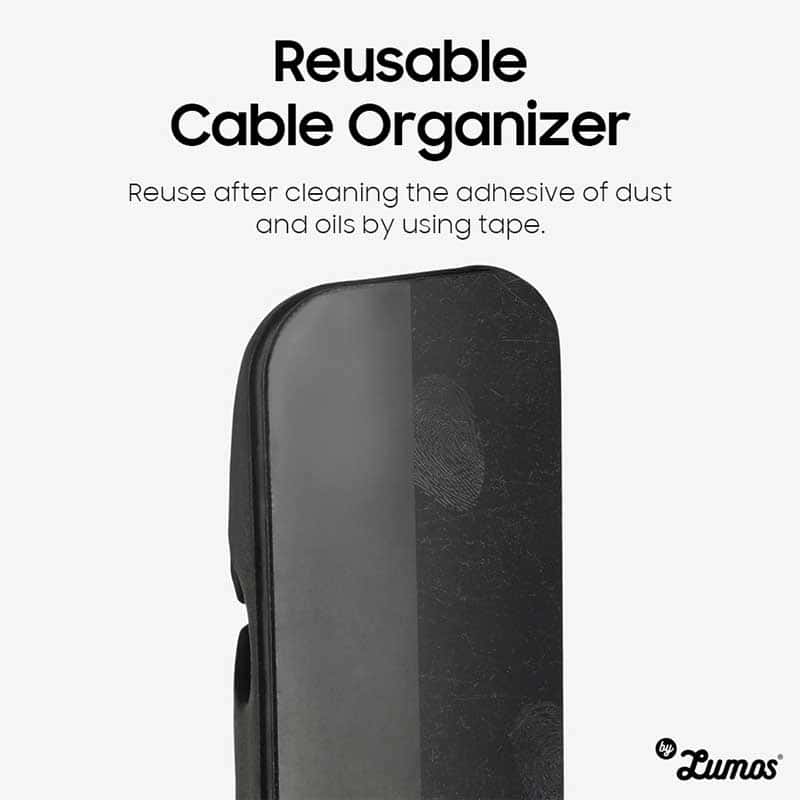 RINGKE SILICON CABLE ORGANIZER [4 PACKS] Various Colourful Silicon Cable Holder Adhesive Wire Holder Accessory