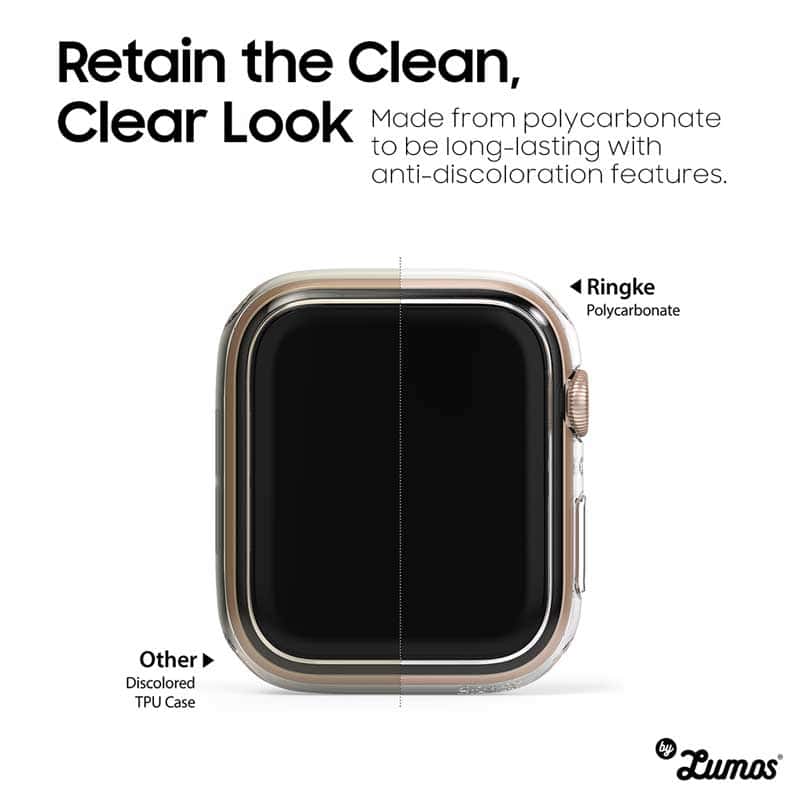Ringke SLIM CASE for Apple Watch SE/ 6/ 5/ 4 44mm & 40mm Lightweight Thin Scratch Resistant Hard Case Cover