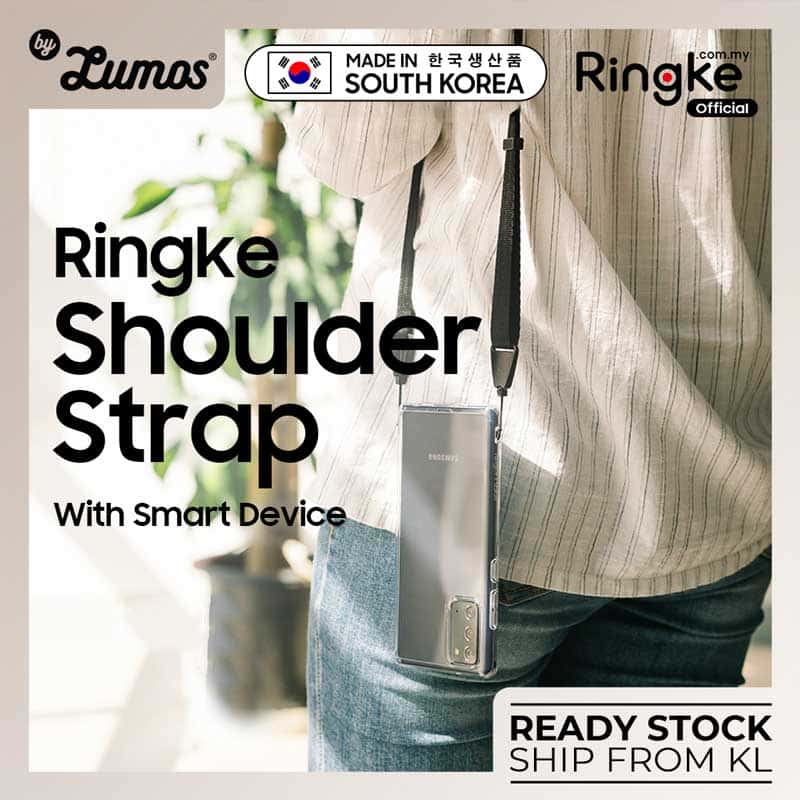RINGKE SHOULDER STRAP with Smart Device Universal Phone Lanyard Adjustable Crossbody Convertible Neck Strap, Wrist Strap