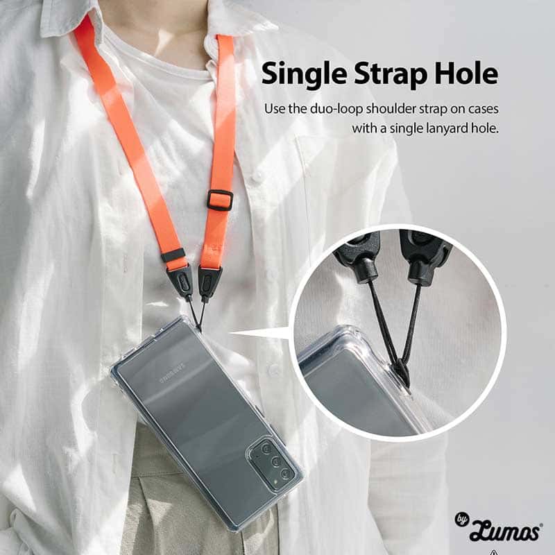 RINGKE SHOULDER STRAP with Smart Device Universal Phone Lanyard Adjustable Crossbody Convertible Neck Strap, Wrist Strap