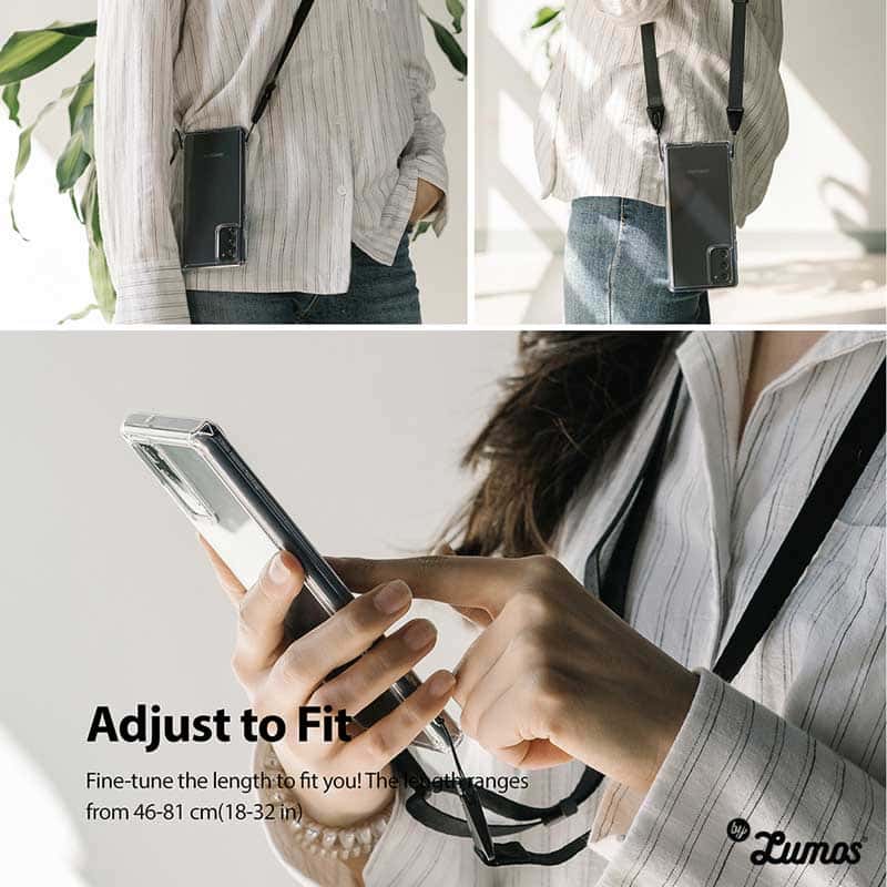 RINGKE SHOULDER STRAP with Smart Device Universal Phone Lanyard Adjustable Crossbody Convertible Neck Strap, Wrist Strap