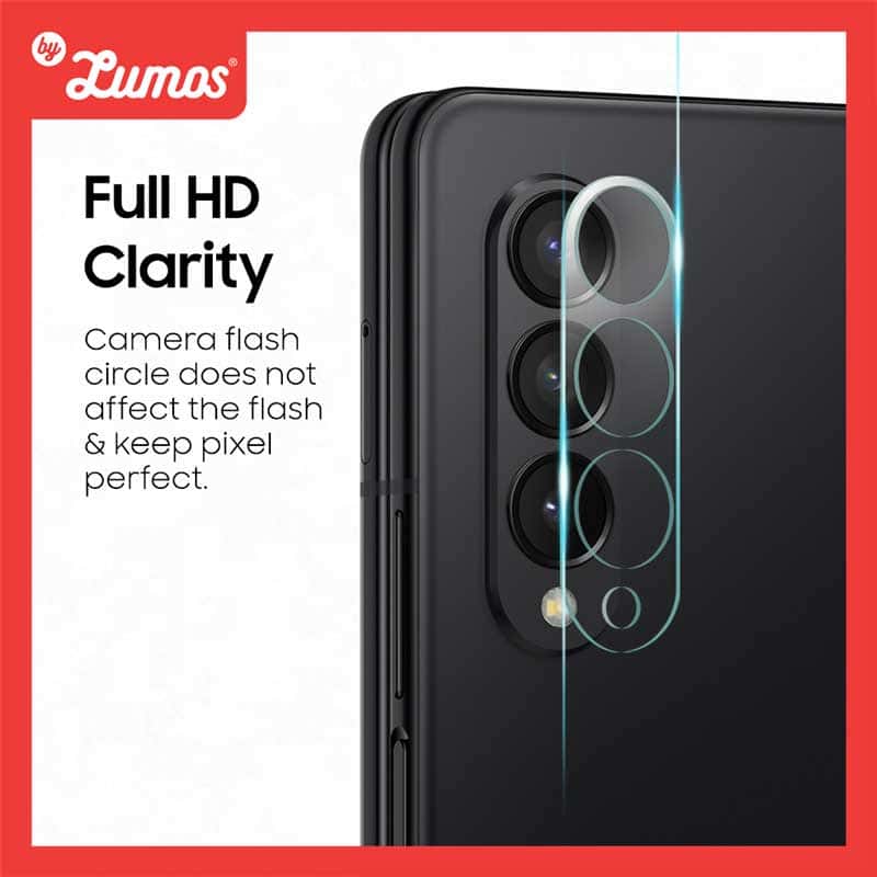 GLASSPRO+ SAMSUNG GALAXY Z FOLD 3 SERIES CAMERA LENS TEMPERED GLASS PROTECTOR