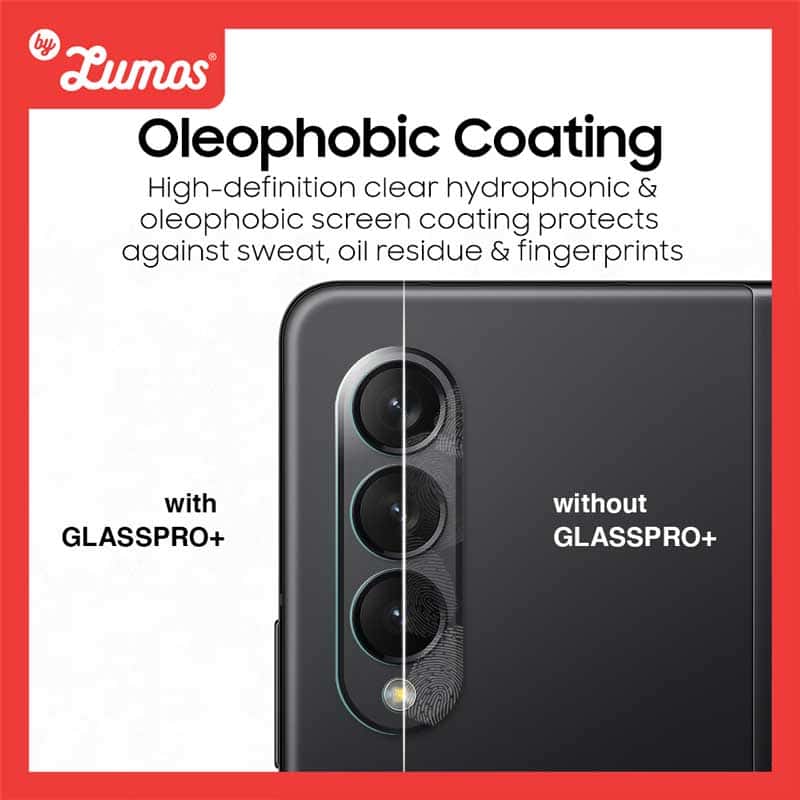 GLASSPRO+ SAMSUNG GALAXY Z FOLD 3 SERIES CAMERA LENS TEMPERED GLASS PROTECTOR