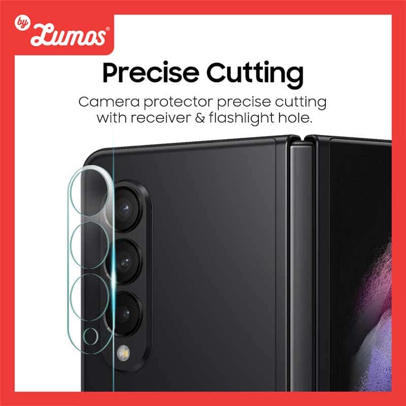 GLASSPRO+ SAMSUNG GALAXY Z FOLD 3 SERIES CAMERA LENS TEMPERED GLASS PROTECTOR