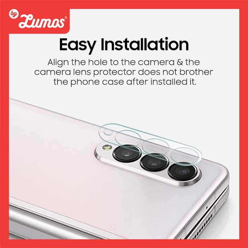 GLASSPRO+ SAMSUNG GALAXY Z FOLD 3 SERIES CAMERA LENS TEMPERED GLASS PROTECTOR
