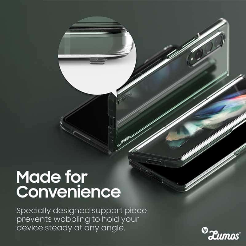 RINGKE SLIM SERIES Samsung Galaxy Z Fold 3 Simple Clear Matte Black Protective Case