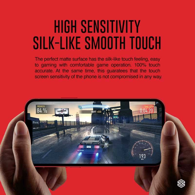SIEGE GLASTIMATE APPLE iPhone 13 / 13 PRO 2.5D ( ANTI-GLARE MATTE ) PREMIUM TEMPERED GLASS SCREEN PROTECTION