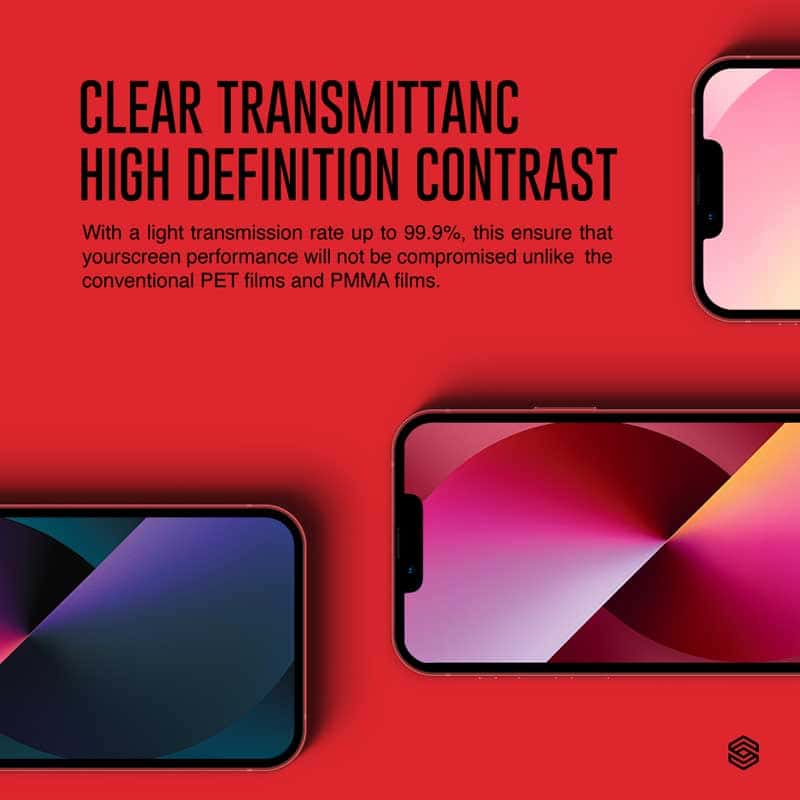 SIEGE GLASTIMATE APPLE iPhone 13 / 13 PRO 2.5D ( ANTI-GLARE MATTE ) PREMIUM TEMPERED GLASS SCREEN PROTECTION