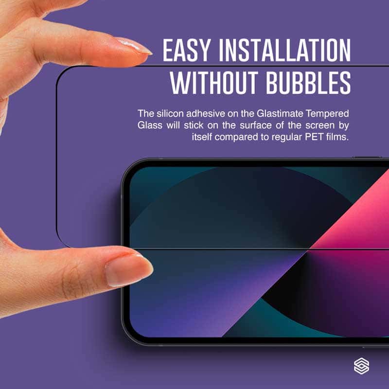 SIEGE GLASTIMATE APPLE iPhone 13 / 13 PRO 2.5D FULL COVERAGE ( PRIVACY ) PREMIUM TEMPERED GLASS SCREEN PROTECTION