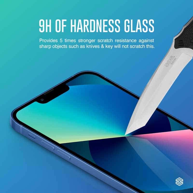 SIEGE GLASTIMATE APPLE iPhone 13 / 13 PRO 2.5D ( PRIVACY – MATTE ) PREMIUM TEMPERED GLASS SCREEN PROTECTION