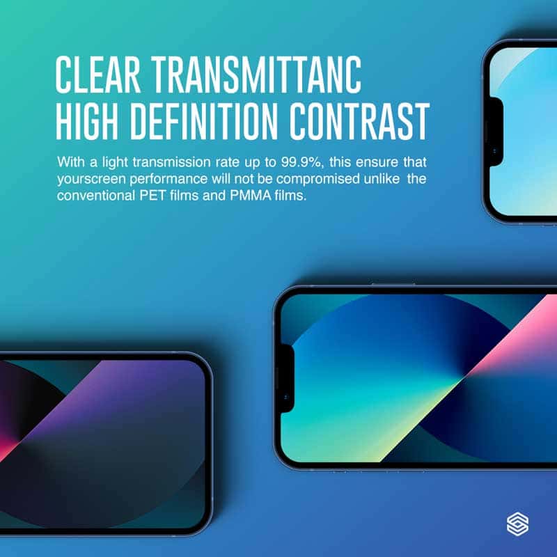 SIEGE GLASTIMATE APPLE iPhone 13 / 13 PRO 2.5D ( PRIVACY – MATTE ) PREMIUM TEMPERED GLASS SCREEN PROTECTION