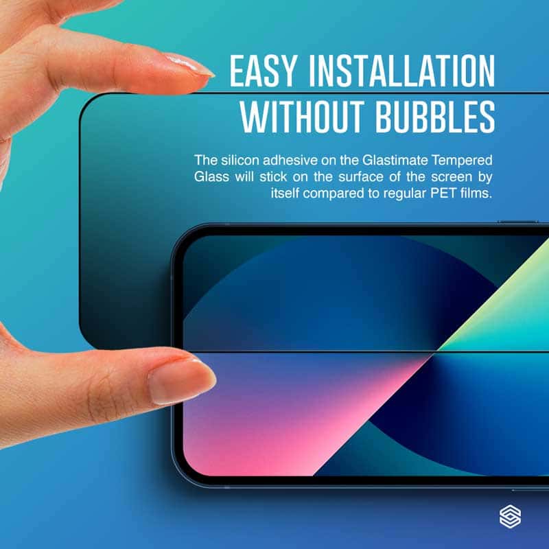 SIEGE GLASTIMATE APPLE iPhone 13 / 13 PRO 2.5D ( PRIVACY – MATTE ) PREMIUM TEMPERED GLASS SCREEN PROTECTION