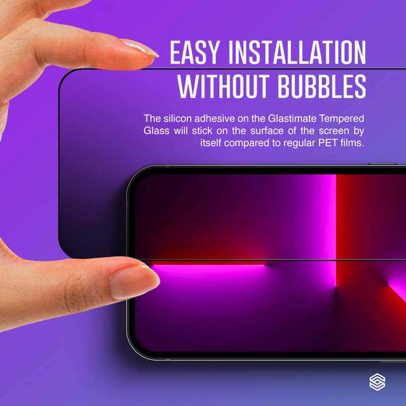 SIEGE GLASTIMATE APPLE iPhone 13 PRO MAX 2.5D FULL COVERAGE ( PRIVACY ) PREMIUM TEMPERED GLASS SCREEN PROTECTION
