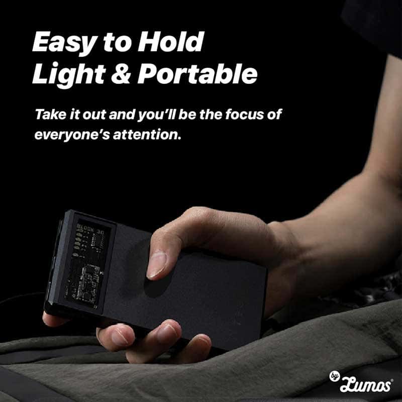 TEGIC BLOCK 30W FAST CHARGE IN AND OUT 10000 MAH TYPE-C AND USB-A FUTURISTIC DESIGN POWER BANK