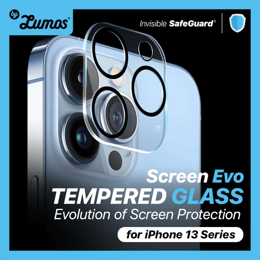 [READY STOCK]INVISIBLE SAFEGUARD APPLE iPhone 13 MINI / 13 / 13 PRO / 13 PRO MAX SERIES CAMERA LENS TEMPERED GLASS