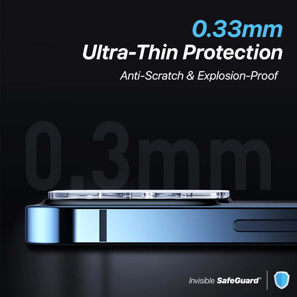 [READY STOCK]INVISIBLE SAFEGUARD APPLE iPhone 13 MINI / 13 / 13 PRO / 13 PRO MAX SERIES CAMERA LENS TEMPERED GLASS