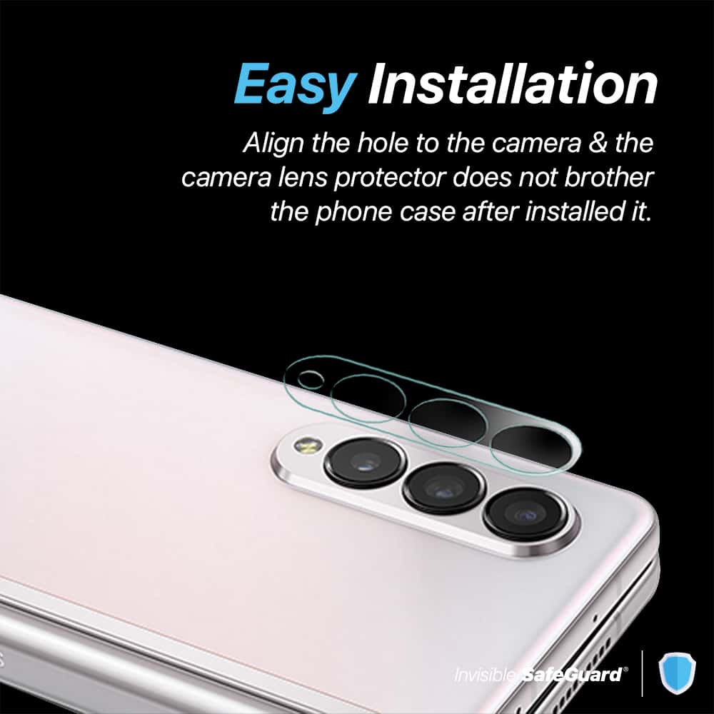 [READY STOCK] INVISIBLE SAFEGUARD SAMSUNG GALAXY Z FOLD 3 CAMERA LENS TEMPERED GLASS PROTECTOR