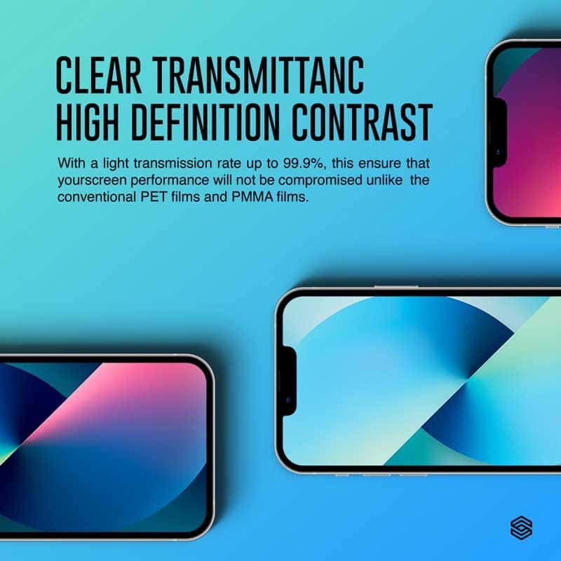 SIEGE GLASTIMATE APPLE iPhone 13 MINI 2.5D FULL COVERAGE PROTECT HD ( CLEAR )PREMIUM TEMPERED GLASS SCREEN PROTECTOR