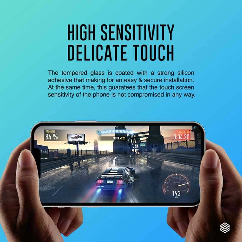 SIEGE GLASTIMATE APPLE iPhone 13 MINI 2.5D FULL COVERAGE PROTECT HD ( CLEAR )PREMIUM TEMPERED GLASS SCREEN PROTECTOR